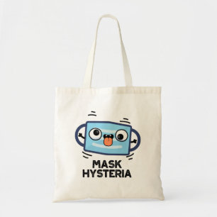 Mask Hysteria Funny Mask Puff Tragetasche