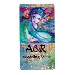 MASK IN BLAUEM MONOGRAM Hochzeitweilig Wein