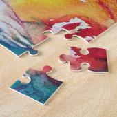 MASK IN GELB / Venezianischer Masquearde Ball, Lil Puzzle (Seite)