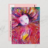 MASK IN RED Venezianisch Masquerade Faces Postkarte (Vorne/Hinten)