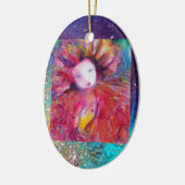 MASK IN ROT, Monogramm Keramik Ornament (Links)