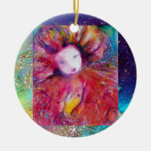 MASK IN ROT, Monogramm Keramikornament (Vorne)