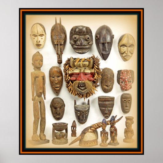 Mask of Africa Poster (Vorne)