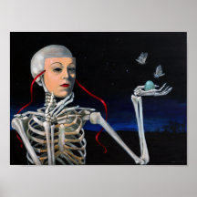 "Mask of Life" von Christiane Cegavske Poster