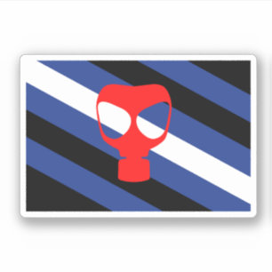 Mask Pride-Flagge Aufkleber