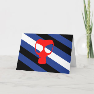 Mask Pride-Flagge Feiertagskarte