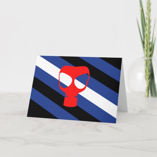 Mask Pride-Flagge Feiertagskarte (Vorderseite)