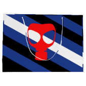 Mask Pride-Flagge Große Geschenktüte (Rückseite)