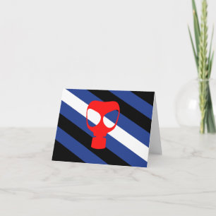 Mask Pride-Flagge Karte