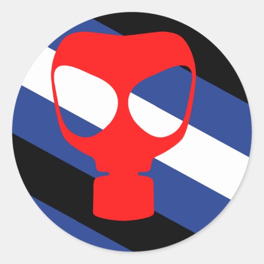 Mask Pride-Flagge Runder Aufkleber (Vorderseite)