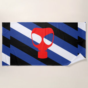 Mask Pride-Flagge Strandtuch