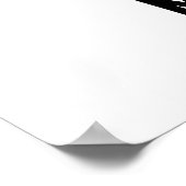 Mask tache Funny Mask Mustache Pun Poster (Ecke)