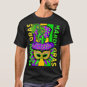 Mask Top Hat Fluer De Lis, Mardi Gras 2023 Celebra