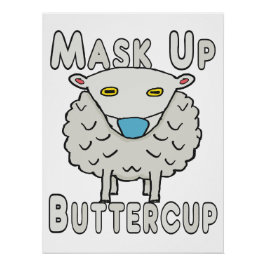 Mask up Butterball Poster