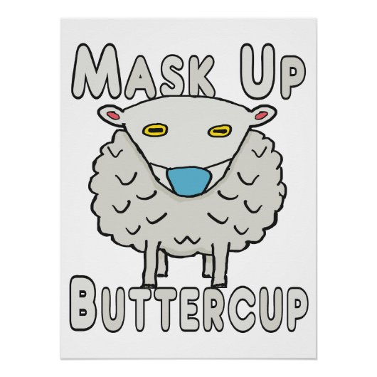 Mask up Butterball Poster (Vorderseite)