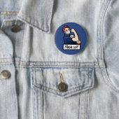 Mask UP Rosie the Riveter Button (Beispiel)