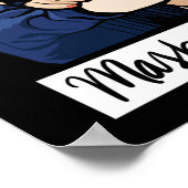 Mask UP Rosie the Riveter Poster (Ecke)