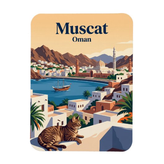 Maskat Oman Magnet (Vertikal)