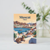 Maskat Oman Postkarte (Stehend Vorderseite)