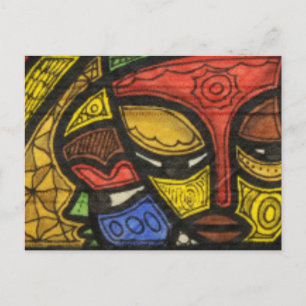 Maske 2 postkarte