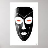 Maske - Archivkunstdruck Poster (Vorne)