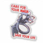 MASKE AUFKLEBER (Vorderseite)