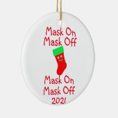 Maske aus Keramik Ornament (Rechts)