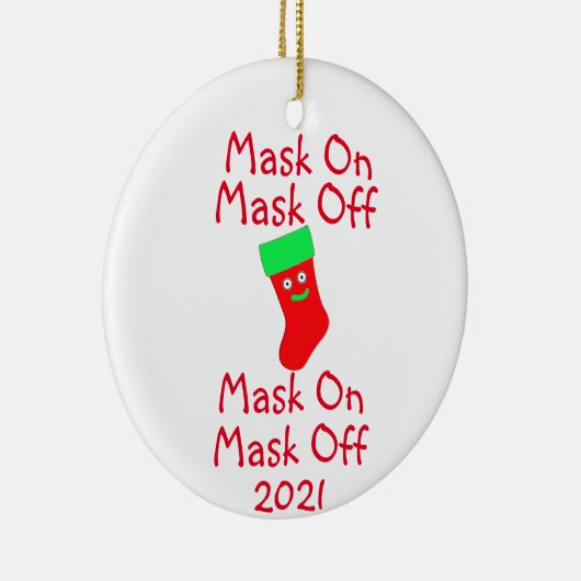 Maske aus Keramik Ornament (Rechts)