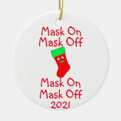 Maske aus Keramik Ornament (Vorne)