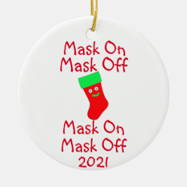 Maske aus Keramik Ornament