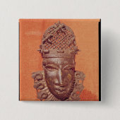Maske, Benin Button (Vorderseite)