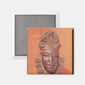 Maske, Benin Magnet (Vorderseite/Rückseite)