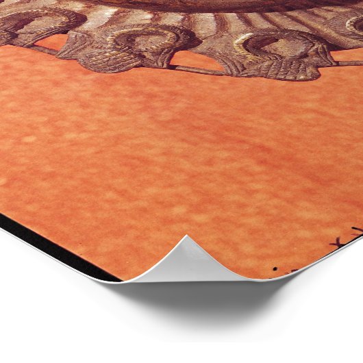 Maske, Benin Poster (Ecke)