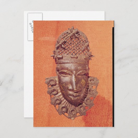 Maske, Benin Postkarte (Vorne/Hinten)