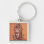 Maske, Benin Schlüsselanhänger (Vorne)