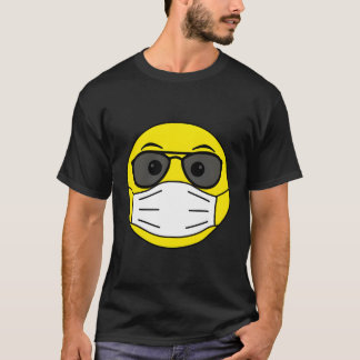 Maske bewegt sich über die Nase T - Shirt-Gesichts T-Shirt