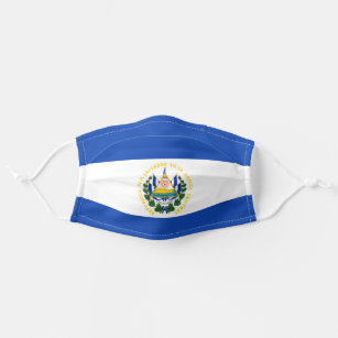 Maske der Flagge von El Salvador