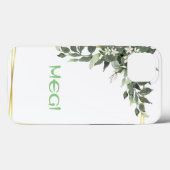 Maske der grünen Blume Case-Mate iPhone Hülle (Rückseite (Horizontal))