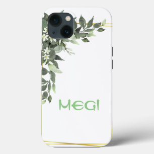 Maske der grünen Blume Case-Mate iPhone Hülle