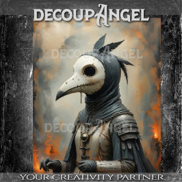 Maske der Schatten-Dekoupage Seidenpapier