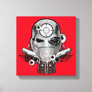 Maske der Selbstmord-Gruppen-  Deadshot u. Leinwanddruck