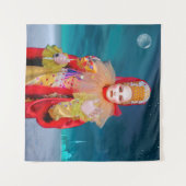 Maske der venezianischen Tapisserie Wandteppich (Vorderseite (Horizontal))