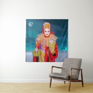 Maske der venezianischen Tapisserie Wandteppich