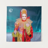 Maske der venezianischen Tapisserie Wandteppich (Vorderseite)