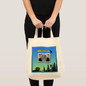 Maske des alten Mannes, Fliegerwitze und Kürbislat Tragetasche (Vorderseite (Produkt))