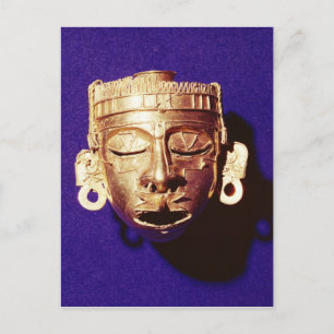 Maske des Gottes Xipe Totec Postkarte