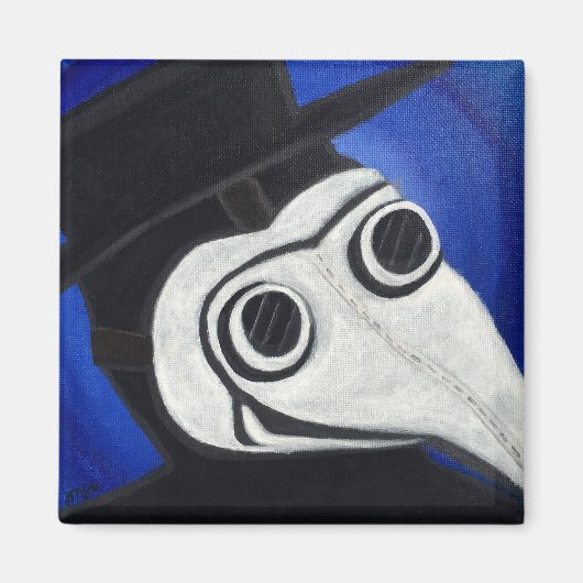 Maske des Pestärzts Magnet (Vorne)