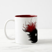 Maske des Phantoms Zweifarbige Tasse (Links)