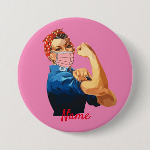 Maske Empowerment von Frauen Thunder_Cove Button