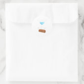 Maske es oder Casket Funny Runder Aufkleber (Tasche)